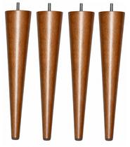 04 Pé Madeira Retrô Para Móveis E Decoração Palito 35 Cm Mel 04 Pé Madeira Retrô Para Móveis E Decoração Palito 35 Cm Mel