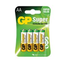 04 Pilhas Aa 2A C/4 Alcalina Super Gp - 01 Cartela C/4 Un