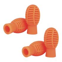 04 Pontas De Silicone Para Baquetas Som Abafado Baterista 33mm