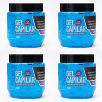04 Potes de Gel Capilar Acão Prolongada Para Todos os Tipos de Cabelos Higie+ 250g 04 Potes de Gel Capilar Acão Prolongada Para Todos os Tipos de Cabelos Higie+ 250g