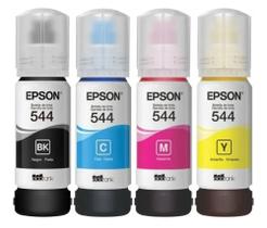 04 Refil De Tinta Para Impressoras Uso T544 L3110 L3250 L3150. - InkBrasil