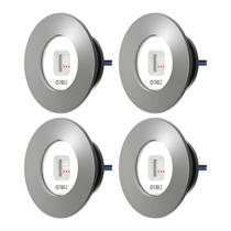 04 Refletor Led Piscina Tholz Slim 10w Rgb Inox 316 Cabo 2m