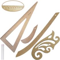 04 Réguas Corte Costura Curva Francesa Cavas Decotes + Giz.