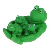 04 Sapinhos Sapo Borracha Banho Brinquedo Infantil Bebê 04 Sapinhos Sapo Borracha Banho Brinquedo Infantil Bebê