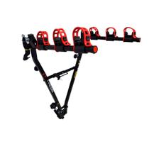 04- Suporte para bike Transbike ENGATE 3 bicicletas PRETO Sedan Hatch