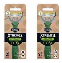 04 Un. Aparelho De Barbear Schick Xtreme 3 Ultimate Eco