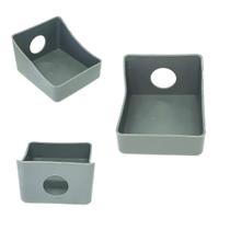 04 Uni Sapata Plastica Para Estante De Maquina De Costura