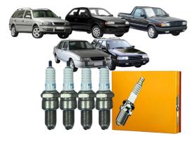 04 Velas Ignição Gol Saveiro Santana Quantum Kombi