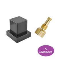 05 Acabamento Preto Quadrado Registro Pressão Fabrimar