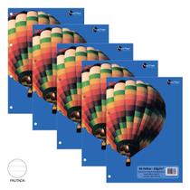 05 Bloco Refil Fichário ROYAL PAPER Pautado 96fls de 63g/m²