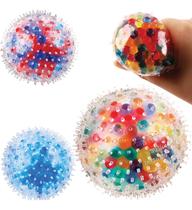 05 Bolas Bolinha Gel Cravo Brinquedo Colorido Anti Stress