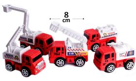 05 Carrinho Caminhão Carros Bombeiro Resgate Tanque Escada