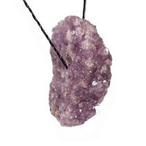 05 Cascalho Bruto Lepidolita Mica Natural com Furo Vazado para Artesanato 05 Cascalho Bruto Lepidolita Mica Natural com Furo Vazado para Artesanato