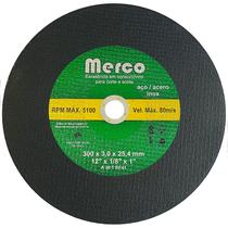 05 Discos De Corte Inox 12 Pol. 300x3x25,4mm - Merco Nobre