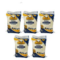 05 Estopas Polimento 400g C/ Algodão 100% Resinorte Original