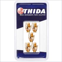 05 Jack Dourado Stereo Estereo P10 1/4" Instrumento Musicais