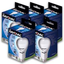 05 Lampadas LED 9W Luz Branca 6500K Rayovac 5 caixas Bulbo Soquete E27 Luz Fria