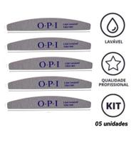 05 Lixa Lavável Bumerangue OPI meia lua acabamento unha de gel acrigel