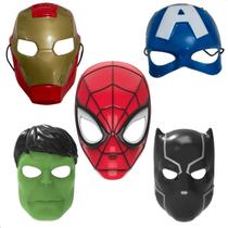 05 Máscaras Marvel Herois Vingadores Colecionável