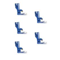 05 Pé Calcador de Teflon Pesponto Compensado Para Maquina Reta Industrial Lado Direito 3mm TCR-1/8E