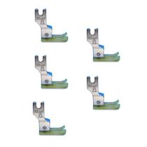 05 Pé Calcador de Teflon Pesponto Compensado Para Maquina Reta Industrial Lado Esquerdo 1mm TCL-1/32N