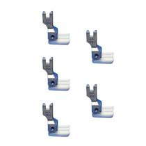 05 Pé Calcador de Teflon Pesponto Compensado Para Maquina Reta Industrial Lado Esquerdo 5mm TCL-3/16E