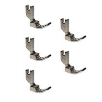 05 Pé Calcador Pregar Vivo Cordão para Máquina Reta Industrial Lado Esquerdo 3mm P-69LH 1/8