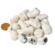 05 Pedra da Lua Verdadeira Natural Rolado Média 4g Classe B 05 Pedra da Lua Verdadeira Natural Rolado Média 4g Classe B