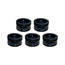 05 Puxador Polimero para Box ou Porta de Vidro Correr Concha 38mm Preto 05 Puxador Polimero para Box ou Porta de Vidro Correr Concha 38mm Preto
