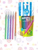 05 Spirinho mini spiro com cheirinho de frutas material escolar papelaria