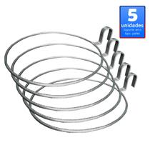 05 Suporte Anel Arco 20cm Encaixe Pallet, Treliça, Sem Vaso 05 Suporte Anel Arco 20cm Encaixe Pallet, Treliça, Sem Vaso