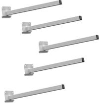 05 SUPORTES REFLETOR BASE INCLINADA BRAÇO 40 cm 05 CJ 05 SUPORTES REFLETOR BASE INCLINADA BRAÇO 40 cm 05 CJ