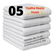 05 Toalhas Rosto Hotel Pousada Monaco Branca Hotelaria Soft - Laune Haus