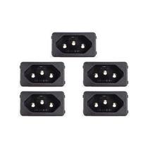 05 Tomada Margirius Para Cx. Embutir Padrão Weg 10/20A Preto