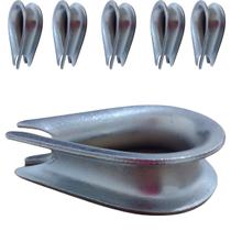 05 Un Sapatilho Anilha 5/16" Cabo Aço 7,9mm Corda Cordoalha 05 Un Sapatilho Anilha 5/16" Cabo Aço 7,9mm Corda Cordoalha