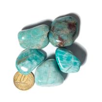 05 Unid Amazonita Rolado Verde Pedra Polido M 23mm Classe A 05 Unid Amazonita Rolado Verde Pedra Polido M 23mm Classe A