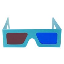 05 unid Óculos Anaglifo, Óculos 3D - Visão Simples