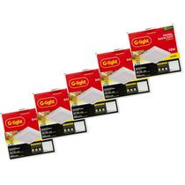 05 Unidades do Painel Slim Backlight GLight EcoLED Quadrado SOBREPOR 18W 6500K Autovolt SOMENTE EM 6500K BRANCO FRIO