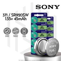 05un. Bateria de relógio 371 SR920SW 1.55v Original SONY 05un. Bateria de relógio 371 SR920SW 1.55v Original SONY