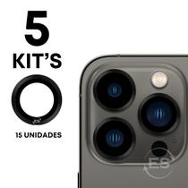 05X Kits Película de Proteção Lente Câmera Para iPhone 13 Pro 13 Pro Max - Beleza, Charme e Proteção - Premium