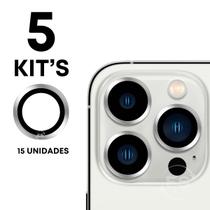 05X Kits Película de Proteção Lente Câmera Para iPhone 13 Pro 13 Pro Max - Beleza, Charme e Proteção - Premium