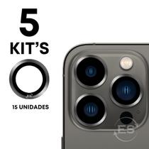 05X Kits Película de Proteção Lente Câmera Para iPhone 14 Pro 14 Pro Max - Beleza, Charme e Proteção - Premium