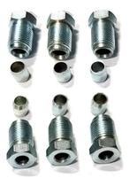 06 Anilhas e 06 Niples para tubo de alta GNV