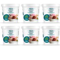 06 Base Sabor Fabricação Sorvetes Geladinhos Vários Sabores Alto Rendimento Selecta