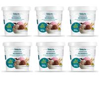 06 Base Sabor Fabricação Sorvetes Geladinhos Vários Sabores Alto Rendimento Selecta