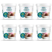 06 Base Sabor Fabricação Sorvetes Geladinhos Vários Sabores Alto Rendimento Selecta