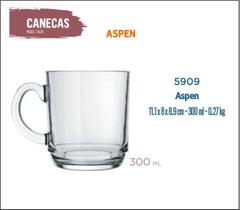 06 Caneca Aspen 300ml-Café C/Leite-Cappuccino-Chocolate-Chá - Nadir Figueiredo