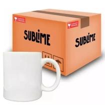 06 Canecas Para Sublimação Nacional Sublime 300 Ml Branca