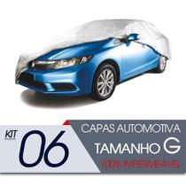 06 Capas Automotiva Forrada Proteção Impermeável G Oferta