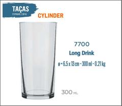 06 Copos Cylinder 300ml - Long Drink